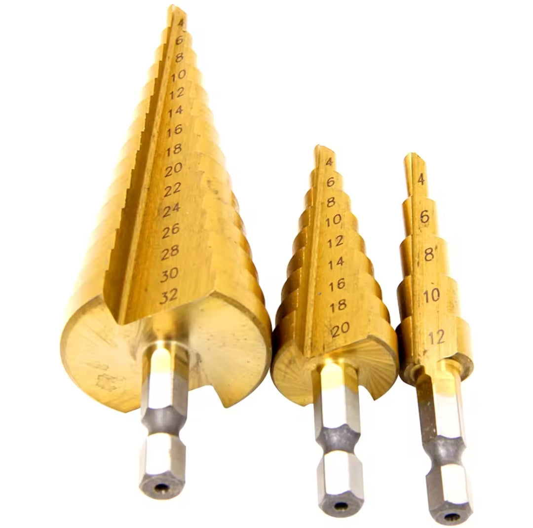 Cone Drill 3 Piece Set