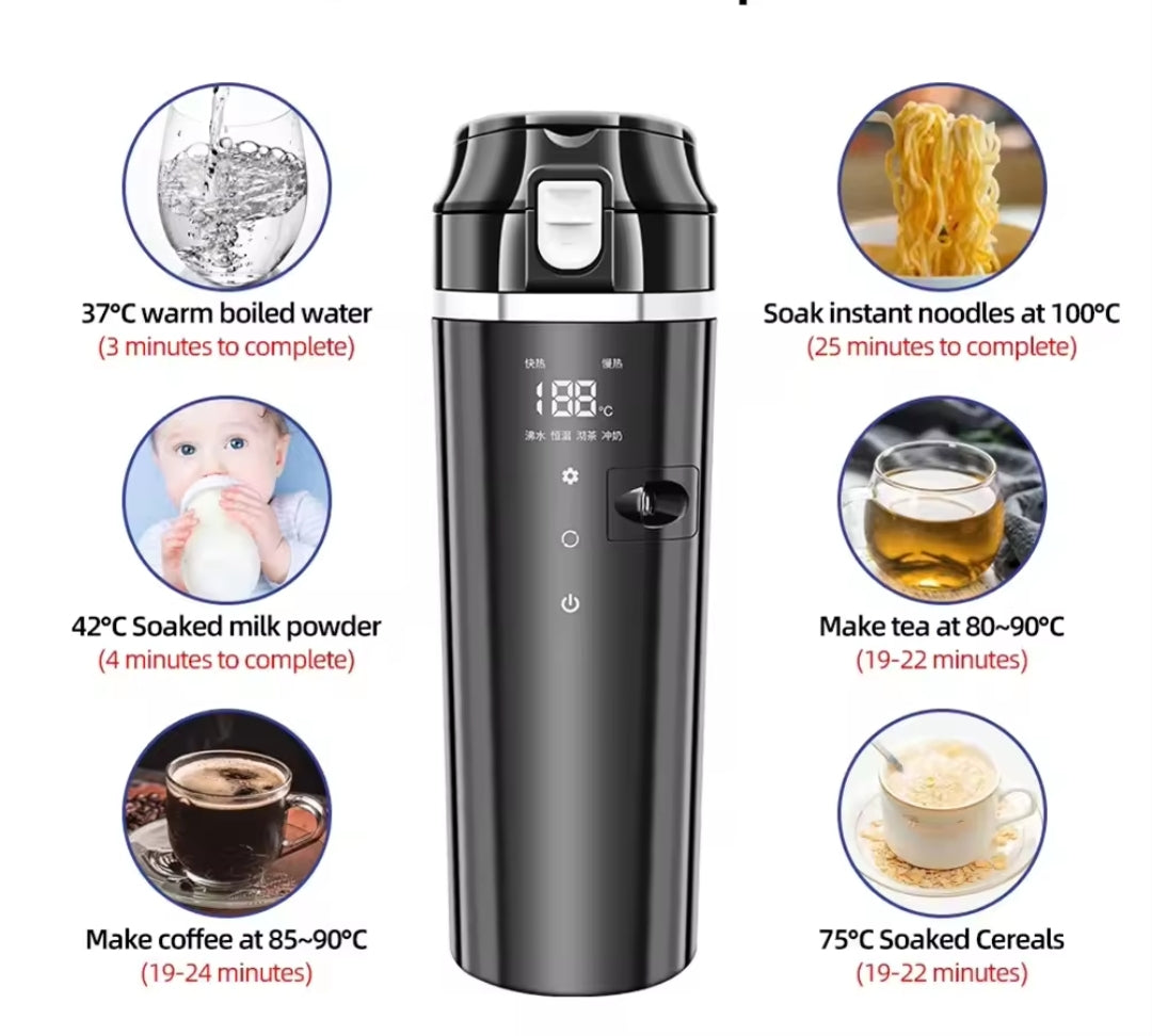 12v Portable Electric Kettle Flask