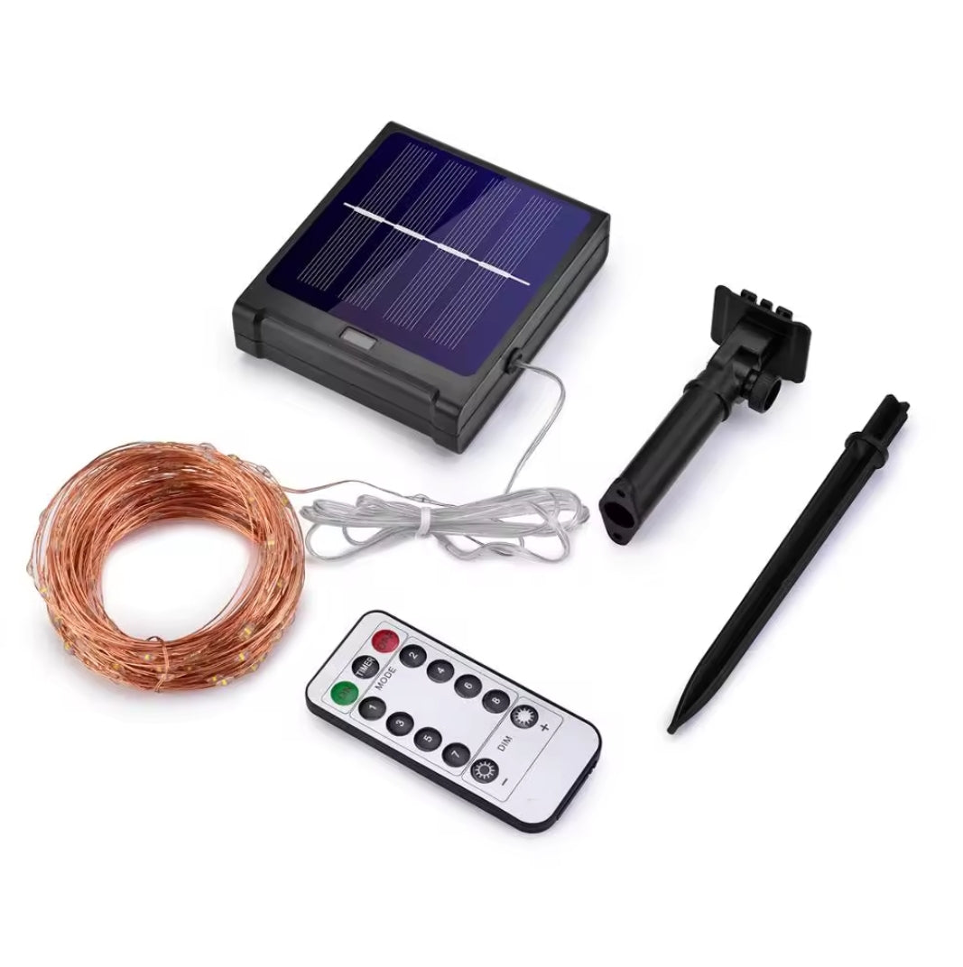 20m Outdoor Solar Garland Light
