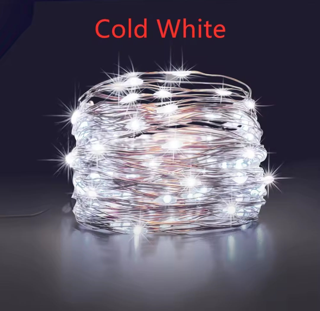 20m Outdoor Solar Garland Light
