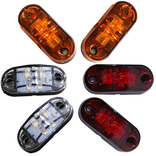 12-24V Trailer Side Marker Lamps 10 pack