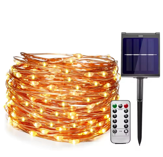 20m Outdoor Solar Garland Light