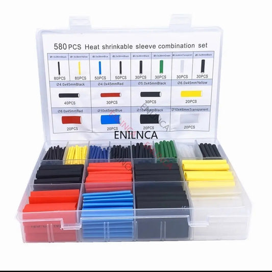 580pcs Heatshrink Kit