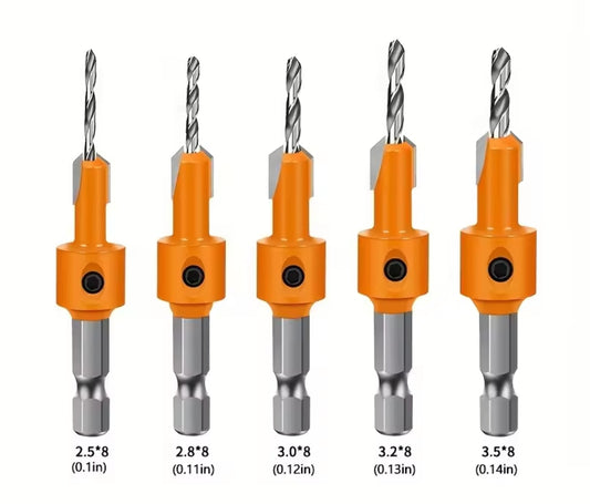 Countersink Drill Bit Set